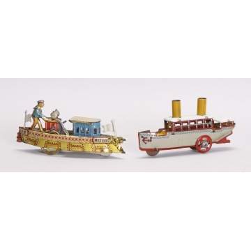 German Penny Toy Boats