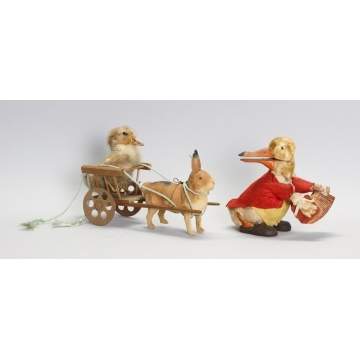 Paper Mace Rabbit & Duck