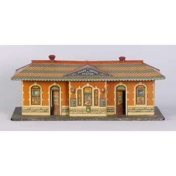 Ives Lithographed Tin Grand Central Station