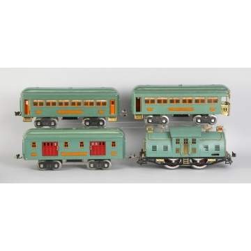 Lionel #10 Engine & 3 Cars