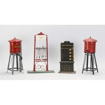 Tin Water Towers & Train Schedules