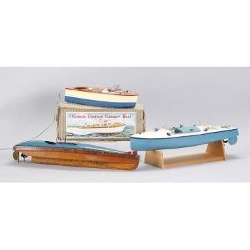 Wind-Up & Battery Controlled Boats