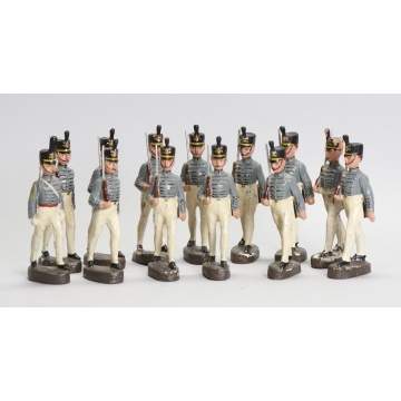 13 Elastolin Composition West Point Cadets