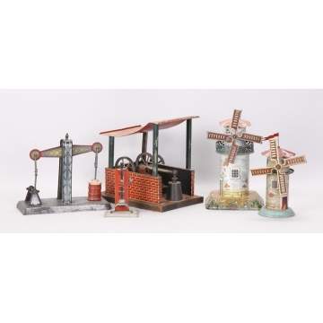 German & Bing Steam Engine Accessories