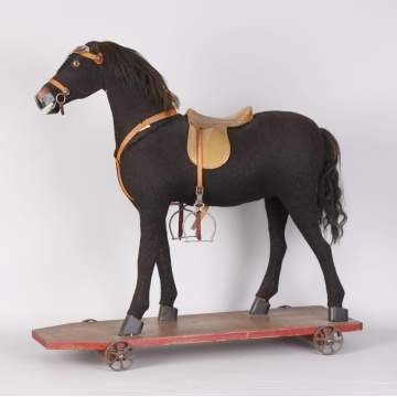 Horse Ride-On Pull Toy
