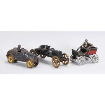 3 Cast Iron Cars