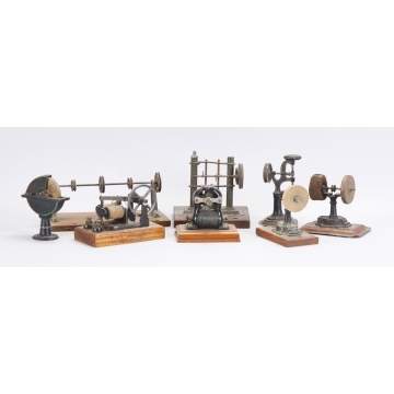 Group of 8 Steam Engine Accessories & Motors