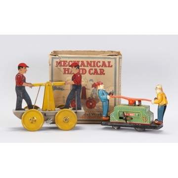2 Tin Hand Cars