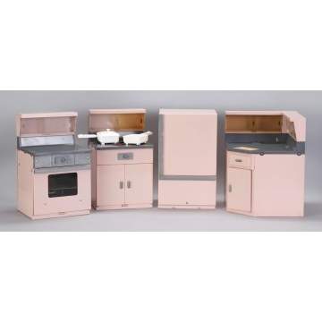 Little Miss Structo by G.E. 9 pc. Kitchen Play Set