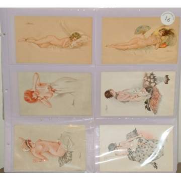 Group of 59 Various Art Nouveau, Nudes, etc. 