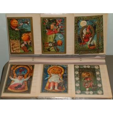 Group of 71 Halloween Postcards