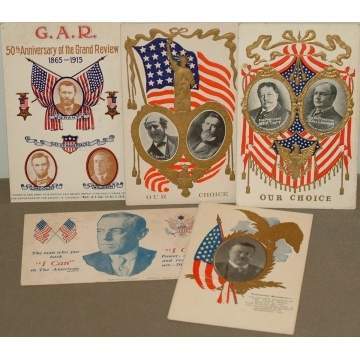 Group of 11 Political & Presidential Postcards