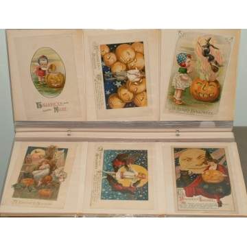 Group of 66 Halloween Postcards