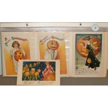Group of 66 Halloween Postcards