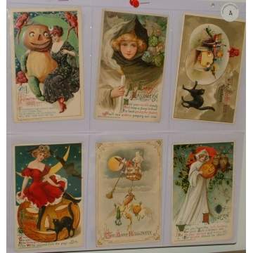 Group of 61 Halloween Postcards