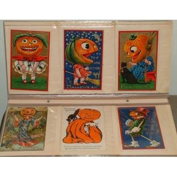 Group of 66 Halloween Postcards