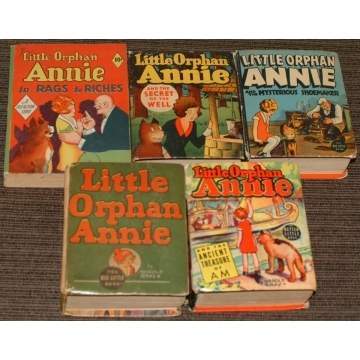 5 Little Orphan Annie Big Little Books
