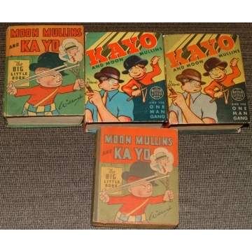 4 Kayo & Moon Mullins Big Little Books