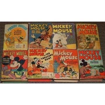 8 Mickey Mouse Big Little Books