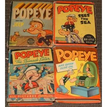 4 Popeye Big Little Books