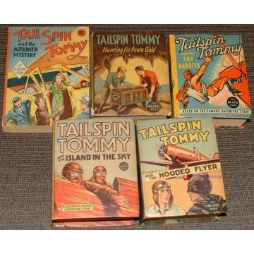5 Tailspin Tommy Big Little Books