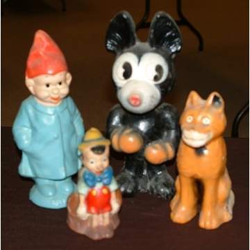 Group of 4 Composition Figures