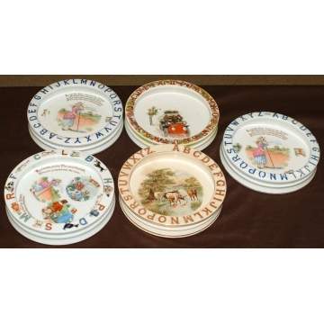 5 Alphabet Plates