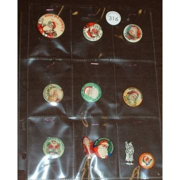 Group of 11 Christmas Buttons