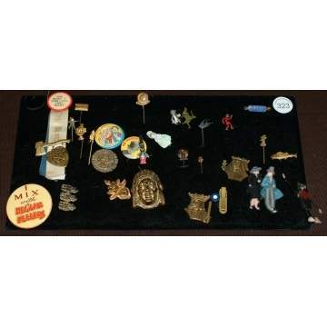 Large Group of Misc. Buttons & Stick Pins