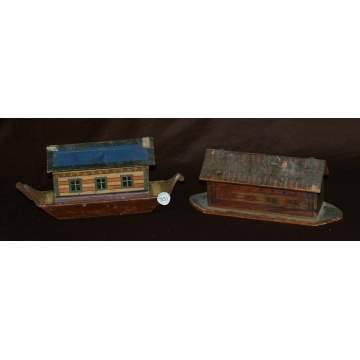 2 Wood & Paper Lithographed Arks