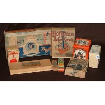 Group of Wind-Up Games & Toys