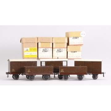 5 Bassett-Lowke 'O' Gauge Cars