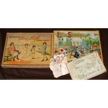 Group of Paper Dolls & Shopping Theme Games