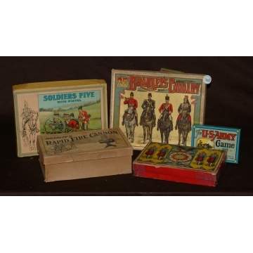 Group of 5 Soldier-Type Games