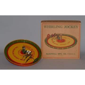 McDowell Mfg. Co. Whirling Jockey Tin Game 