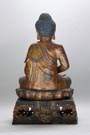 Polychrome & Gilt Bronze Buddha