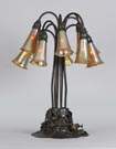 Tiffany Studios, New York #381 10 Light Lily Lamp