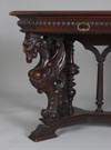 Carved Mahogany Center Table