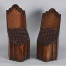 George III Inlaid Mahogany Knife Boxes
