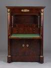 Early 19th Cent. French Empire Crotch Mahogany Secretary Abattant