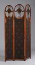 Adam's Style Satinwood Folding Screen