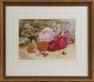 Mary Elizabeth Duffield  (British, 1819-1914) Roses & berries