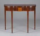 Inlaid Hepplewhite Mahogany Card Table
