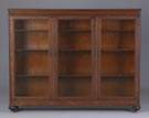 3 Door Oak Bookcase