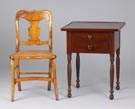 Maple Sidechair & Cherry Stand