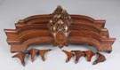 4 Victorian Walnut Valences
