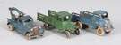 3 Arcade Cast Iron Trucks