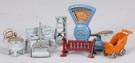 Group of 7 Cast Iron Miniature Appliances