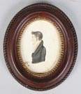 Miniature Watercolor of a young man