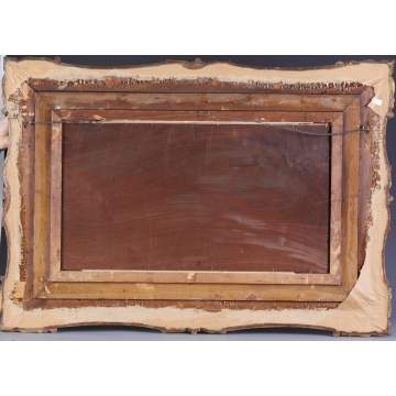 Ettore Forti (Italian, 1850-1940) Masquerade Interior scene w/Jester